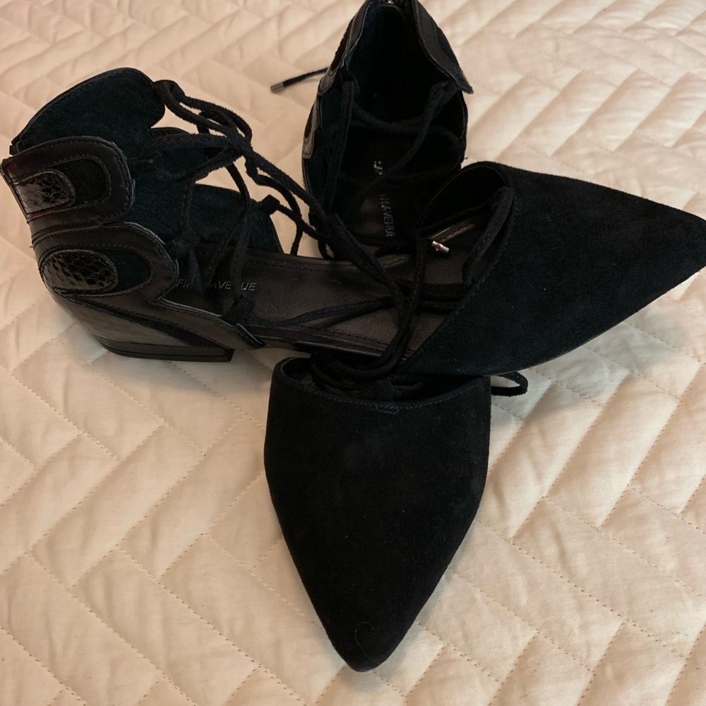 Black Butterfly Saks Fifth Avenue Sandals
